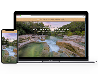 Barton Creek Timestream Website